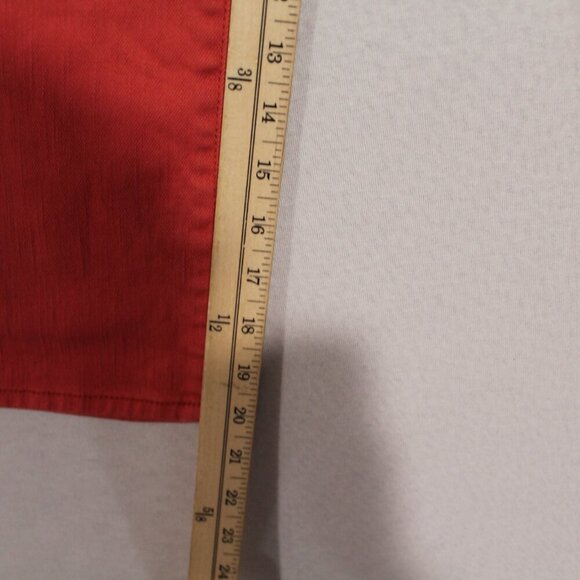 Levi's Women Red Pants Demi Curve Casual Denim Size 6/28 - Picture 5 of 9